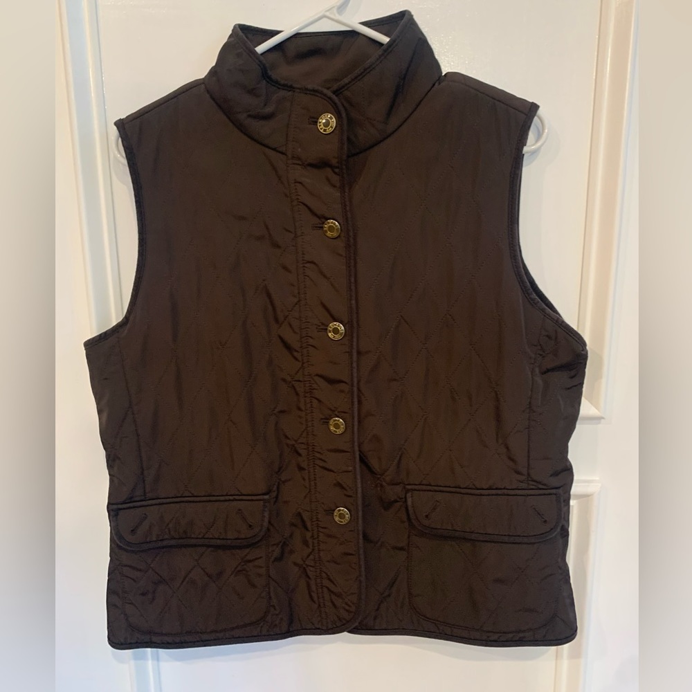 Talbots quilted vest